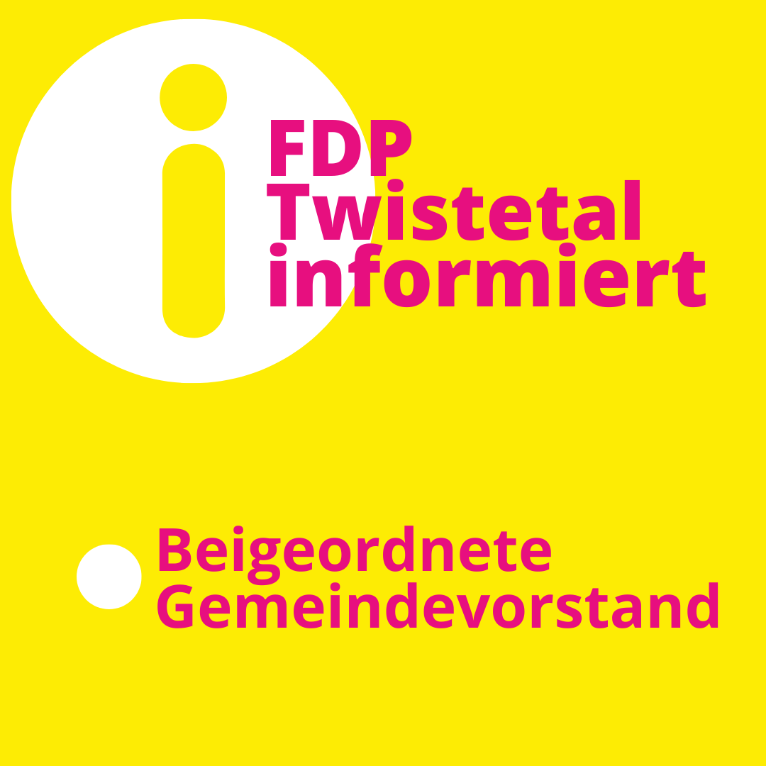 FDP Twistetal informiert: Beigeordnete im Gemeindevorstand